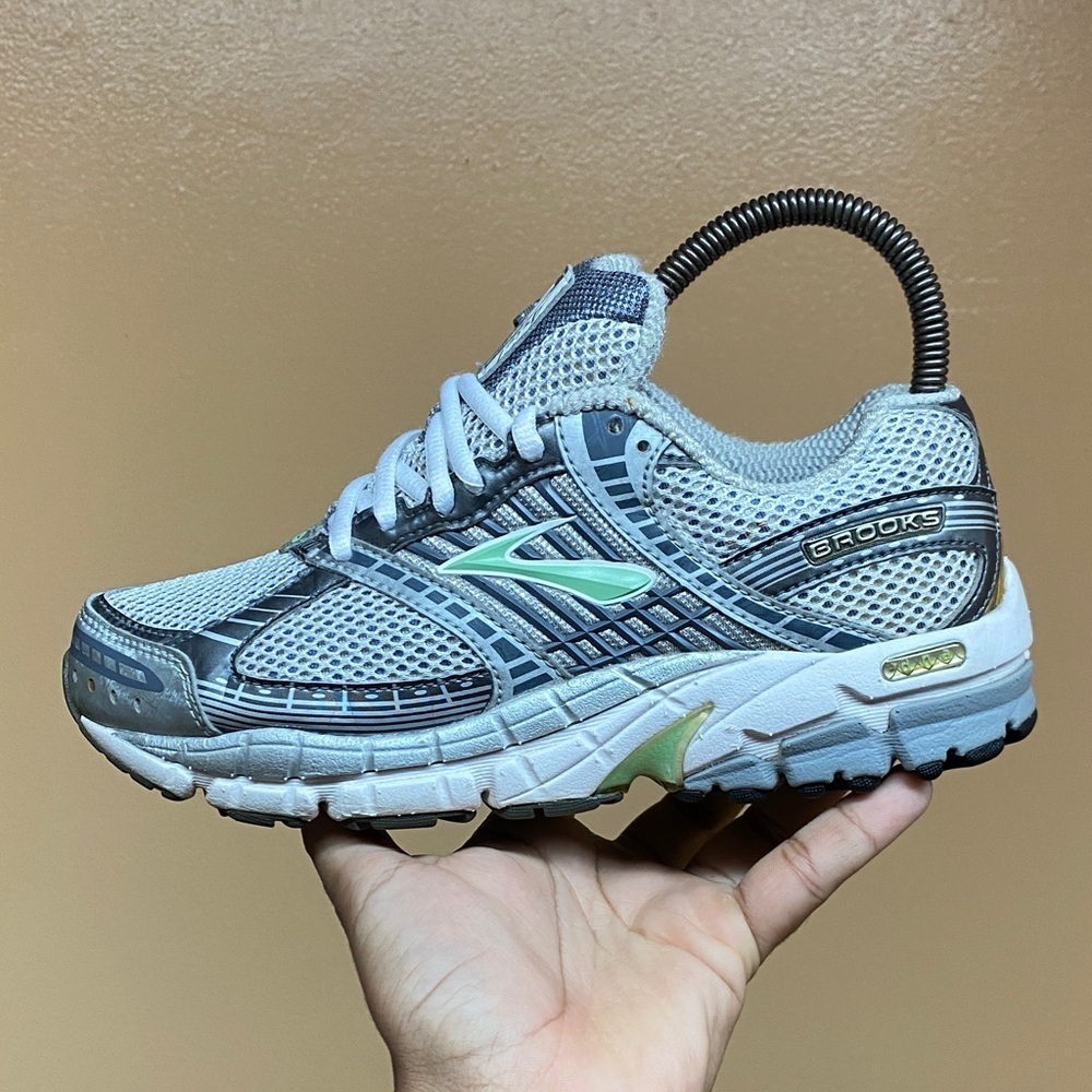 Vintage Brooks Ariel 11 Women’s Running Sneakers “Gray Mint Green White” Sz 6.5 - Picture 8 of 17
